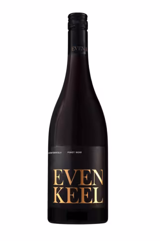 Bottle of Even Keel Pinot noir 2022